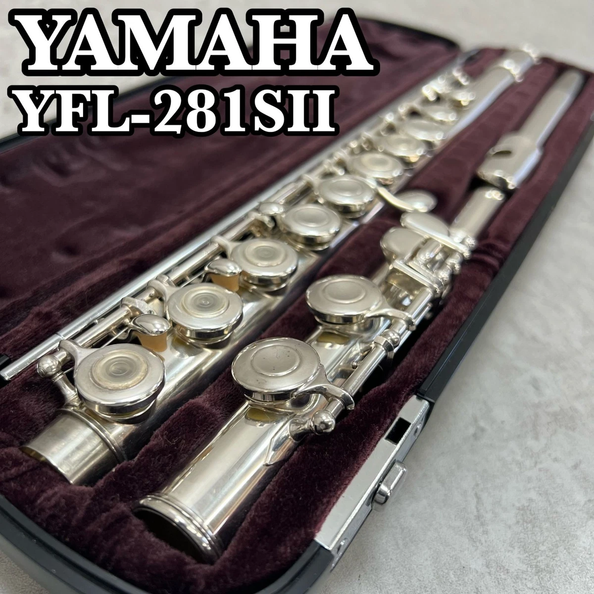 YAMAHA YFL-281SⅡ Flute Open Hole Used With Hard Case Soft Case | eBay