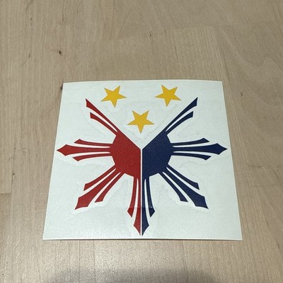 Philippines Vinyl Die Cut Decal Sticker - Filipino Flag