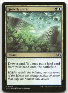Growth Spiral 88 Commander: Duskmourn: House of Horror Common