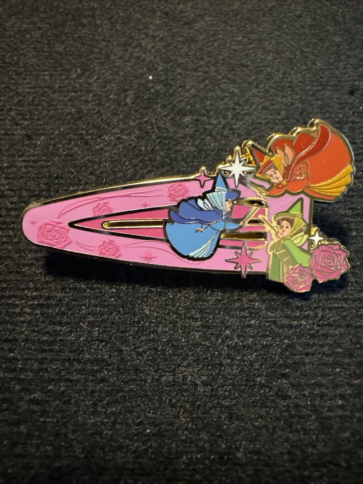 Disney Sleeping Beauty Aurora & Fairies Enamel Single Pin