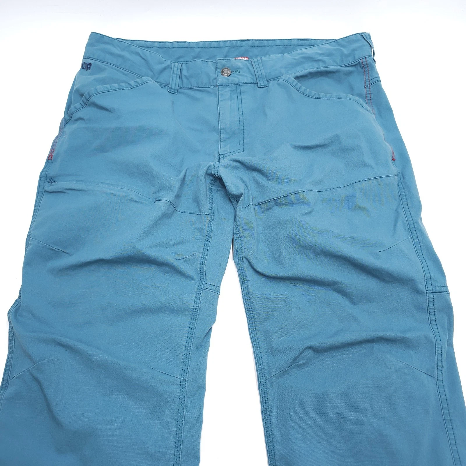 Outdoor Research Pants Mens 38x30 Teal Zip Pocket Drawstring