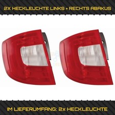 2X ABAKUS HECKLEUCHTE  LINKS + RECHTS FÜR SKODA SUPERB II KOMBI 3T5 2.0 TDI