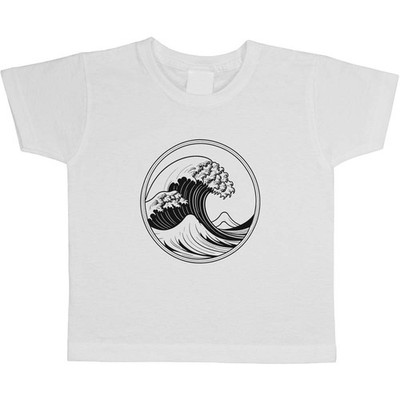 ''Tsunami Zeichnen'' Kinder / Kinder Baumwolle T-Shirts (TS050097)