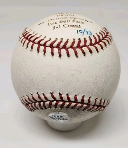 Barry Bonds Signed Rawlings Official Major League Baseball GIANTS STEINER