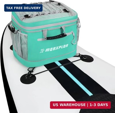 MORXPLOR Waterproof PVC Material Paddleboard Cooler Deck Bag,40 cans Sup Deck Co