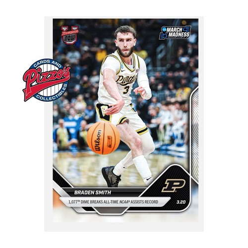 Braden Smith Assist Record 2025-26 Bowman U NOW Basketball Card 102 Presale