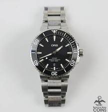 Oris Aquis Automatic Black Dial Stainless Steel Men's Watch w/ Box 7730 2