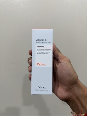 NEW NIB COSRX Vitamin E Vitalizing Sunscreen SPF 50+ Full Size 50ml/1.69oz ATHNT