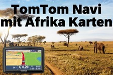 TomTom Navi XL mit Afrika Karten von 2025 - Top Navigationsgerät für Urlaub