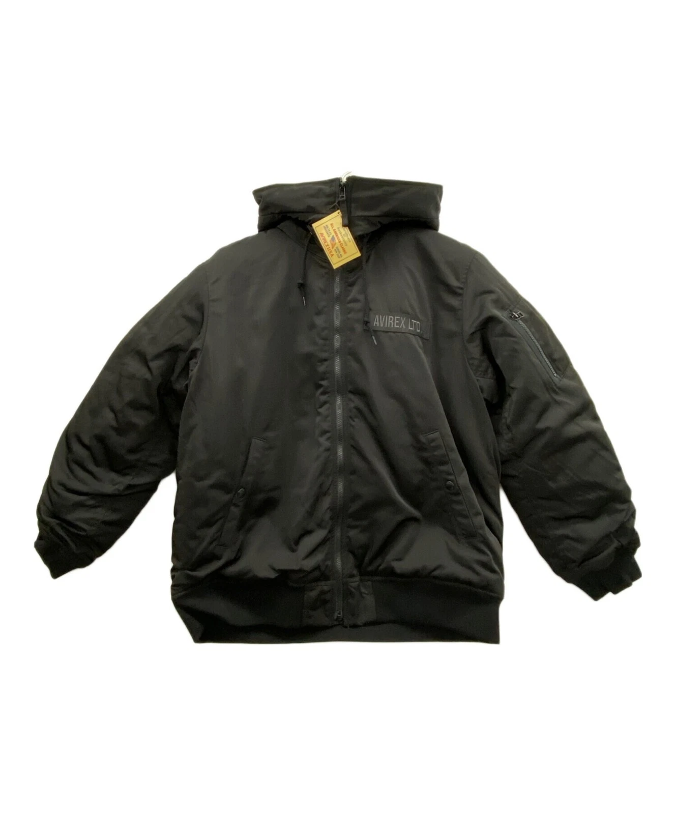 Avirex Puffer Jacket Men's Size XL Black New image 1