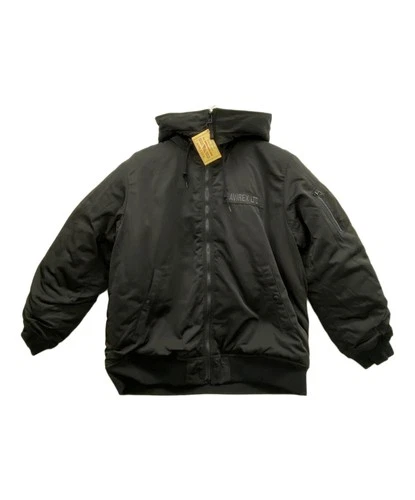 Avirex Puffer Jacket Men's Size XL Black New video thumbnail
