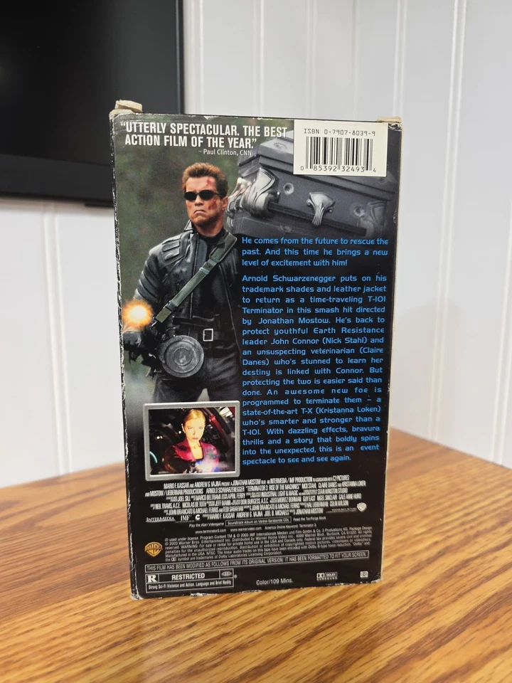 Terminator 3-Rise of the Machines (VHS, 2003) Fast Ship! - Image 2 of 3