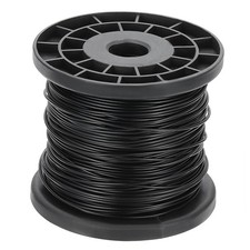 300 Ft Wire Rope 304 Stainless Steel Cable 3/32inch(1.5mm) Vinyl Coated, Black