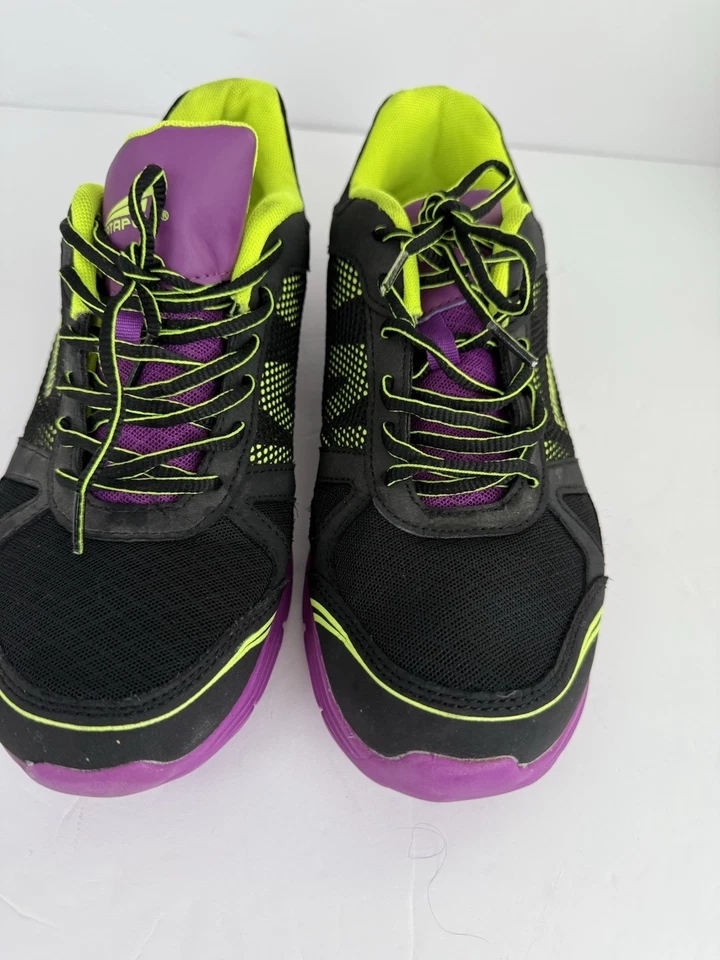 Catapult Womens Sz 11 Running Shoes Black Neon Green Purple Workout - Изображение 2 из 4