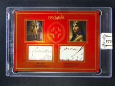 2025 Eternal Revelation Tutankhamun Cleopatra VII Dual History Relic Red /25