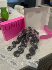 UNICE Brown Highlight Body Wave Human Hair Weave 3 Bundles 16 18 20 inch