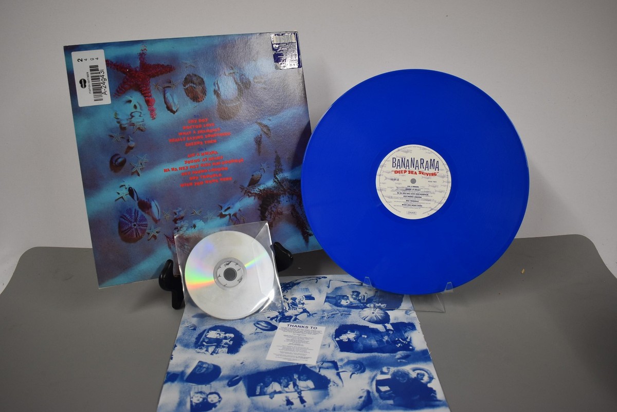 Bananarama - Deep Sea Skiving Blue Vinyl LP & CD EX | eBay