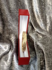 9ct Rolled Gold Leaf/Swirl Pattern Bangle Maker- B Ltd Vintage 50 Microns  14.9g