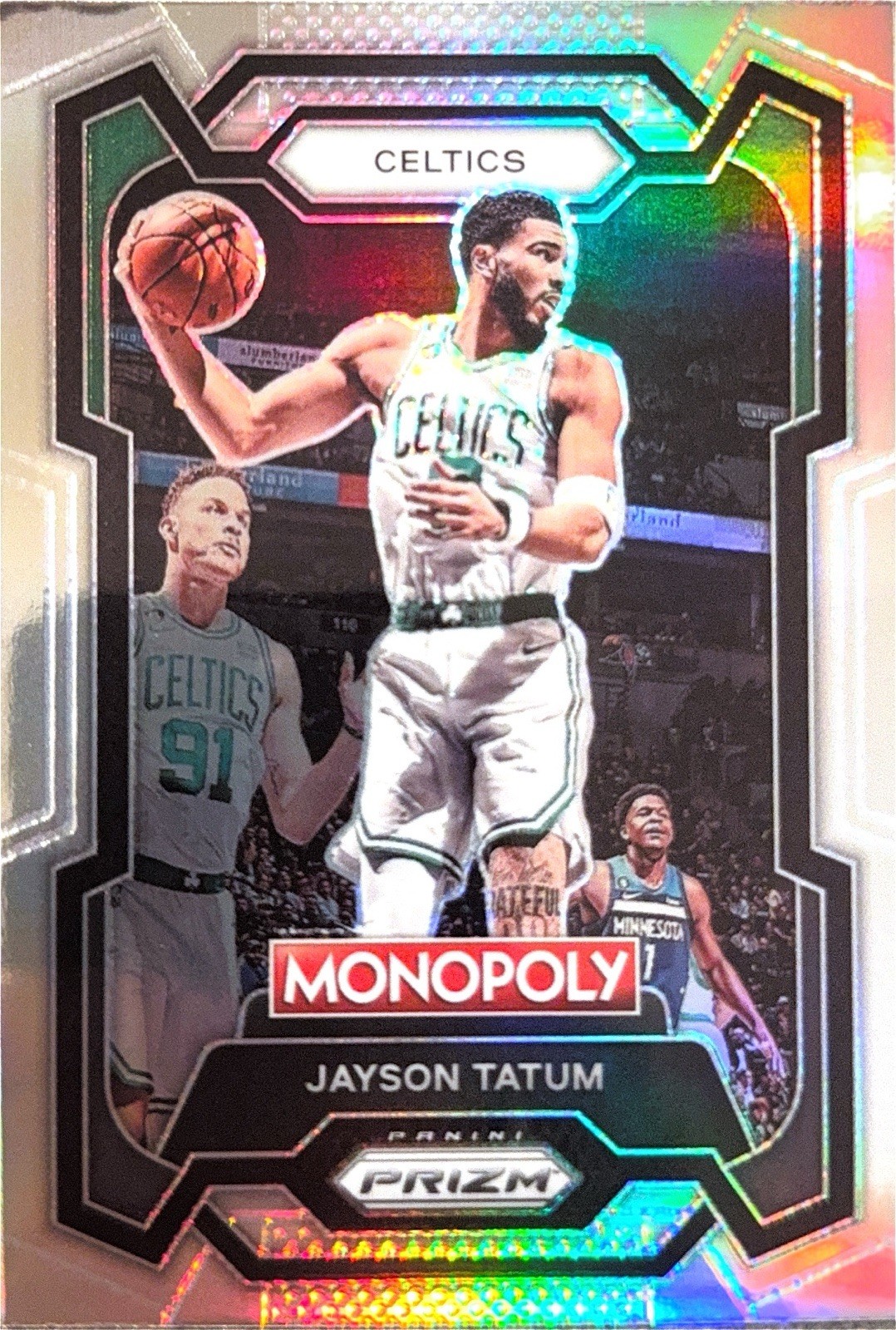 2023-24 Panini Prizm Monopoly - Jayson Tatum #7 Silver Prizm