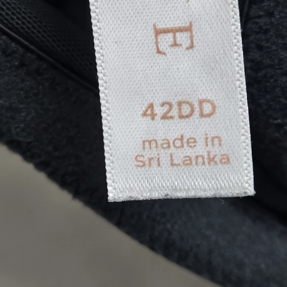 Cacique Women Bra 42DD Black Lightly Lined T Shirt Underwired Lace Front Closure - Image 4 of 4