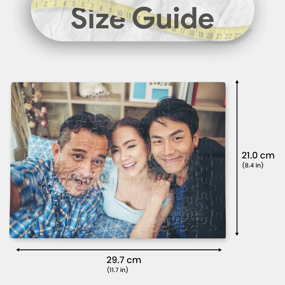 SUB Supply A4 120-teiliges leeres glänzendes Papier Puzzle für Sublimation Hitze Presse-P - Bild 4 von 4