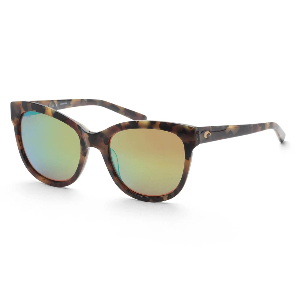 Gafas de sol Costa del Mar para mujer bimini 54 mm brillantes vintage tortuga 6S2004-20040