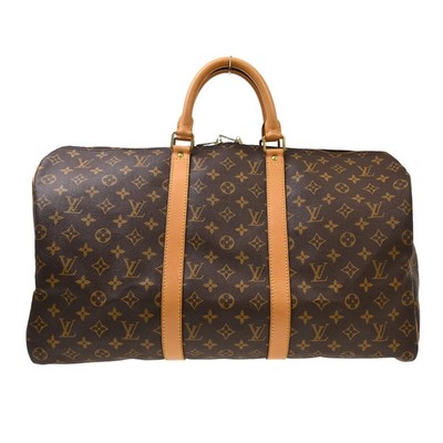 Louis Vuitton Keepall Monogram Brown Canvas Travel Bag