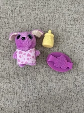 Scruff A Luvs Families Pink Baby Dog Plush - 4 Inches & Accessories