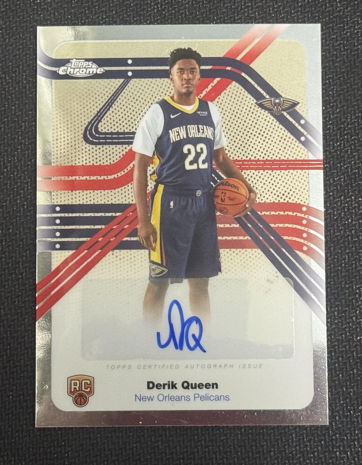 2025-26 Topps chrome Derik Queen RC Rookie Next Stop Auto