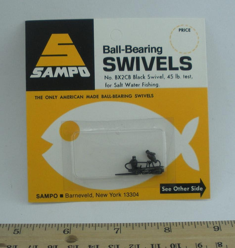 Sampo BX2CB Ball Bearing Coastlock Snap Swivel 45 lb. test Made in USA - Picture 1 of 2