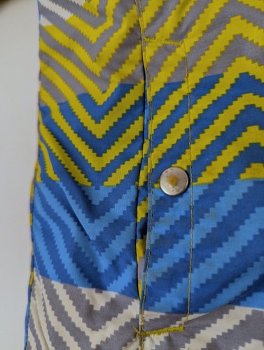 COLUMBIA unisex child winter jacket 1624592 blue yellow waterproof boy girl - Picture 9 of 15