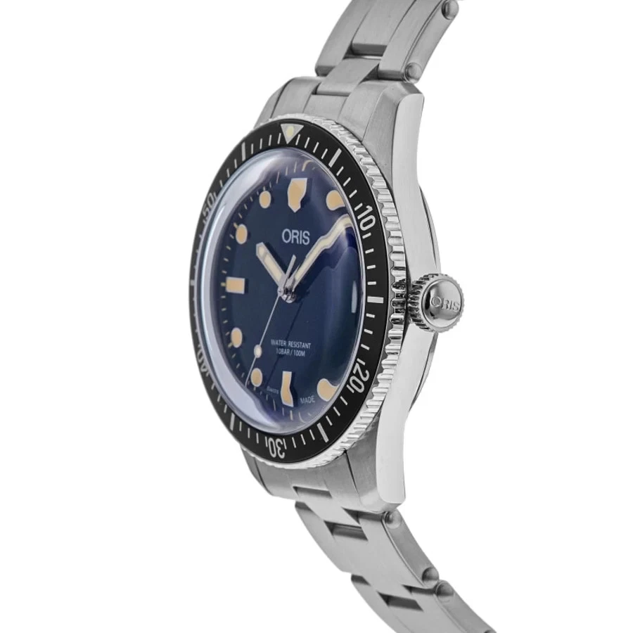 Nuevo reloj unisex Oris Divers Sixty-Five esfera azul 01 733 7747 4055-07 8 17 18 Foto 3 de 4