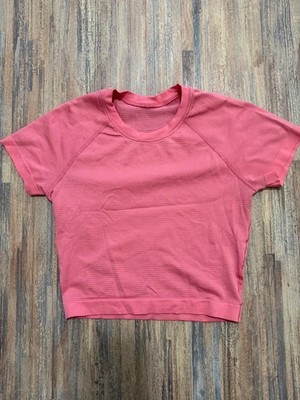 Lululemon cropped swiftly tech short sleeve size 4