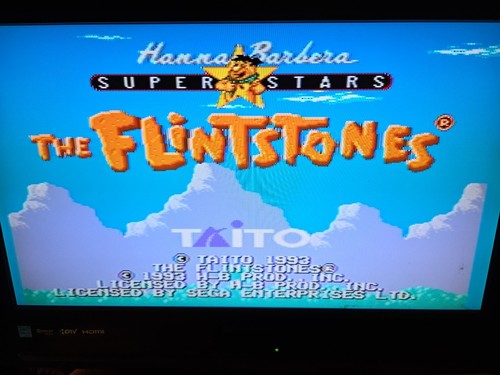 Flintstones (Sega Genesis, 1993) Cartridge, Manual and Case - Read - Picture 13 of 14