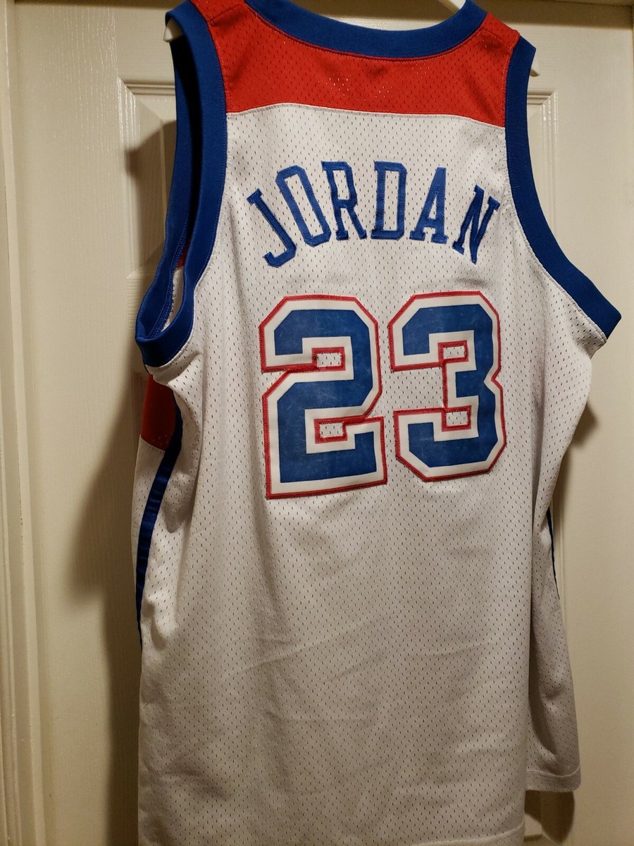 Michael Jordan WASHINGTON WIZARDS BULLETS SEWN STITCHED AUTHENTIC