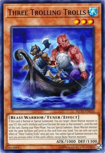 yugioh troll deck THREE TROLLING TROLLS / BEAST WARRIOR / TUNER / EFFECT / Yu-Gi-Oh! 2020