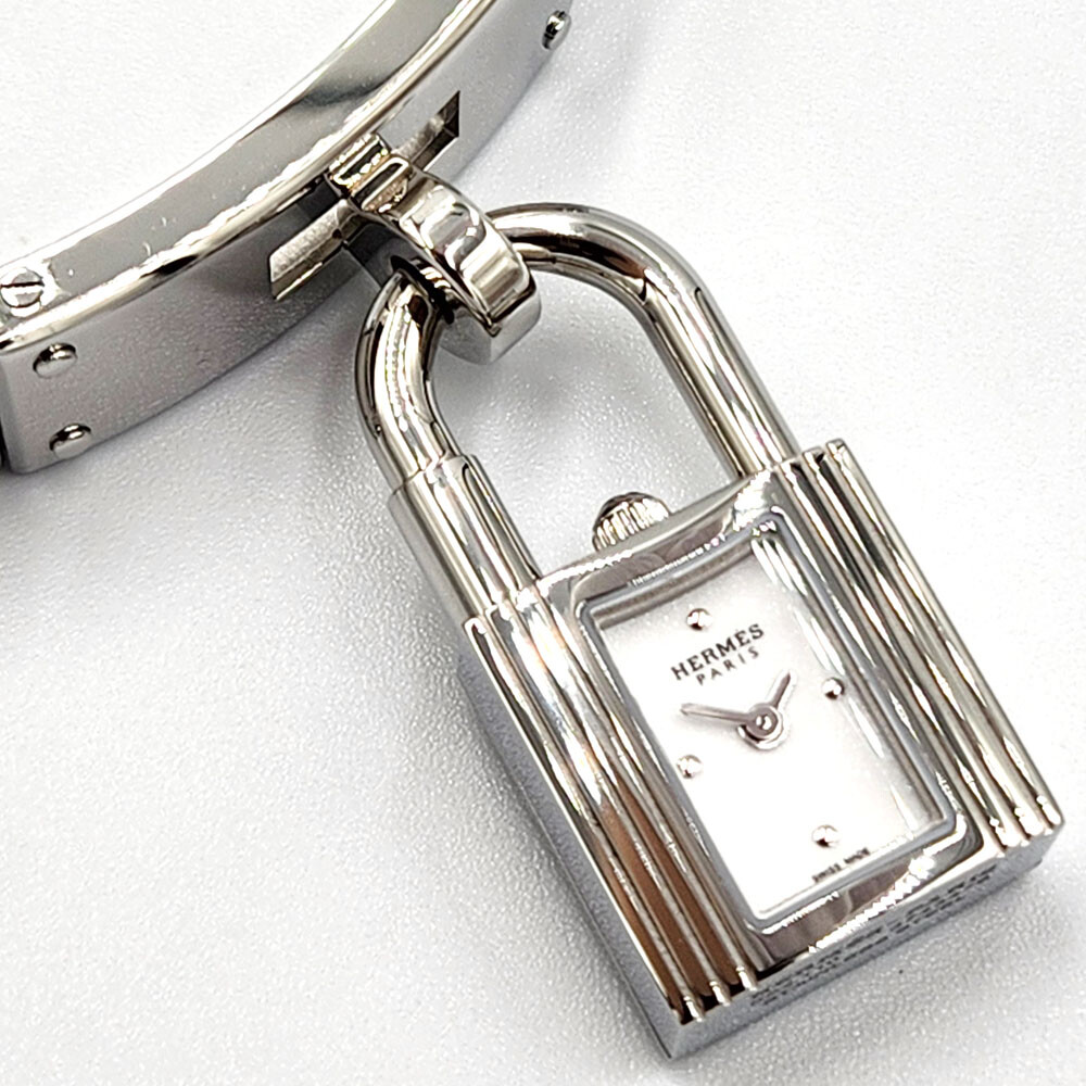 HERMES KE4.110.32 レディースウォッチ Hermes Kelly Watch Ke4.110 White Dial Stainless Steel Ladies