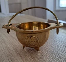 Solid Brass Cauldron