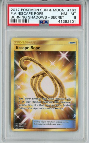 Escape Rope graded PSA 8 for sale on eBay