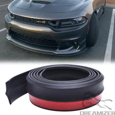 2.5M/8.2ft Front Bumper Lip Splitter Spoiler Body Kit Protector Rubber Universal