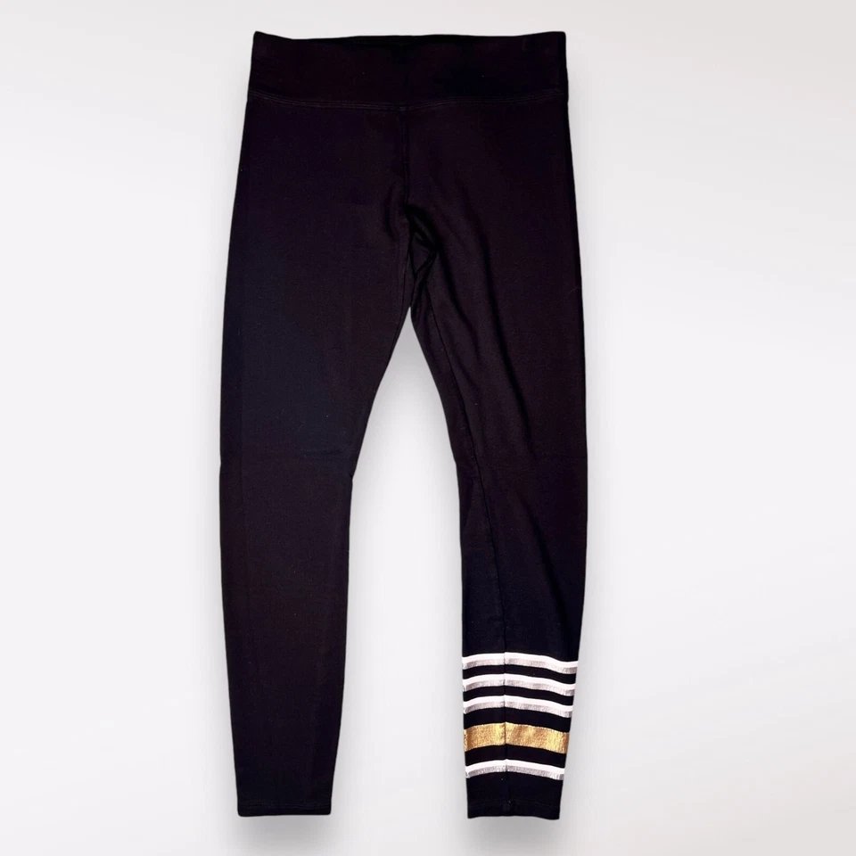 Leggings Marc New York MNY Negros Dorado + Rayas Blancas Pequeños Foto 2 de 4