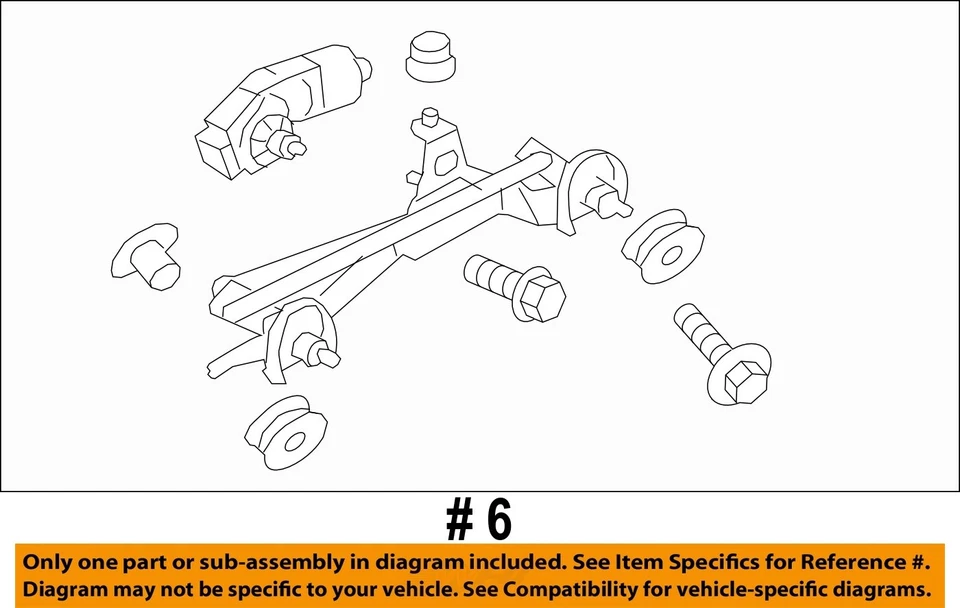 Used Windshield Wiper Motor fits: 2013 Subaru Xv crosstrek 2.0L assembly Grade A - Image 4 of 4