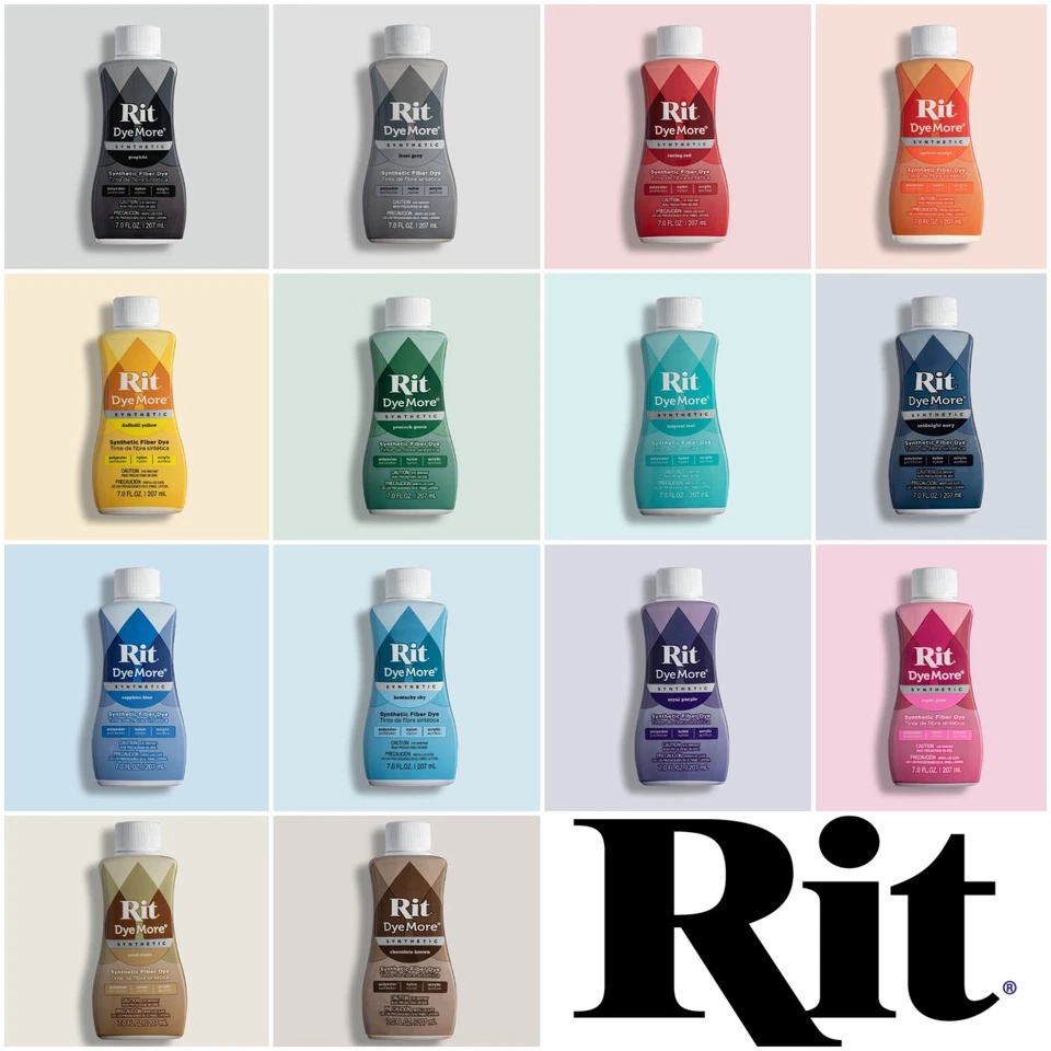 Rit Dye More/All Purpose,Fabric/Synthetics,Powder/Liquid Colour Dye Multi Choice - Image 3 of 4