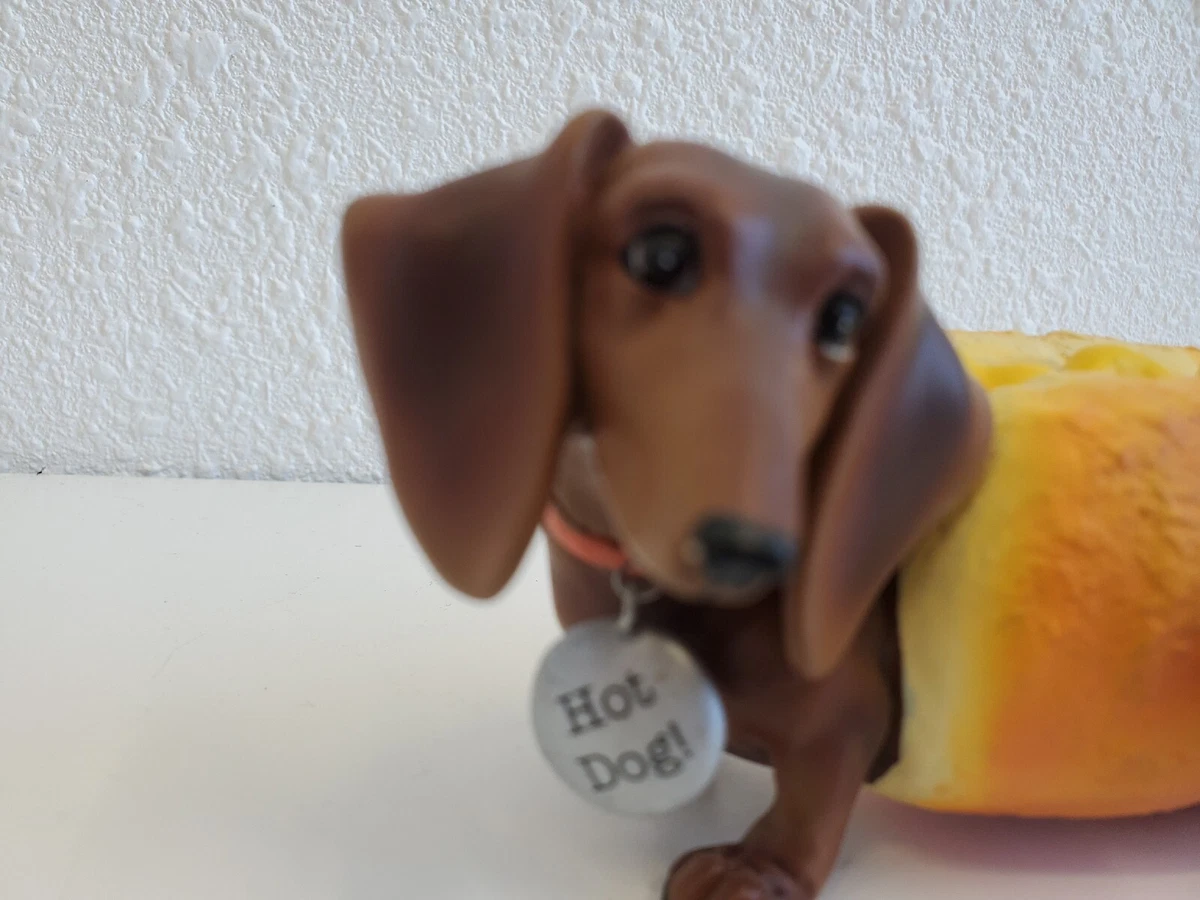 Westland Hot Diggity Dog Dachshund Figurine Doxie Mustard