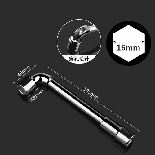 6mm-24mm Metric Angled Head Socket Wrench L Shaped Double Ended Open Hex Spanner - Afbeelding 18 van 43
