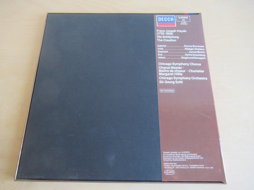 Joseph Haydn-Die Schöpfung-Burrowes, Wohlers, Greenberg-Solti-2er Decca Lp Box - Bild 2 von 7
