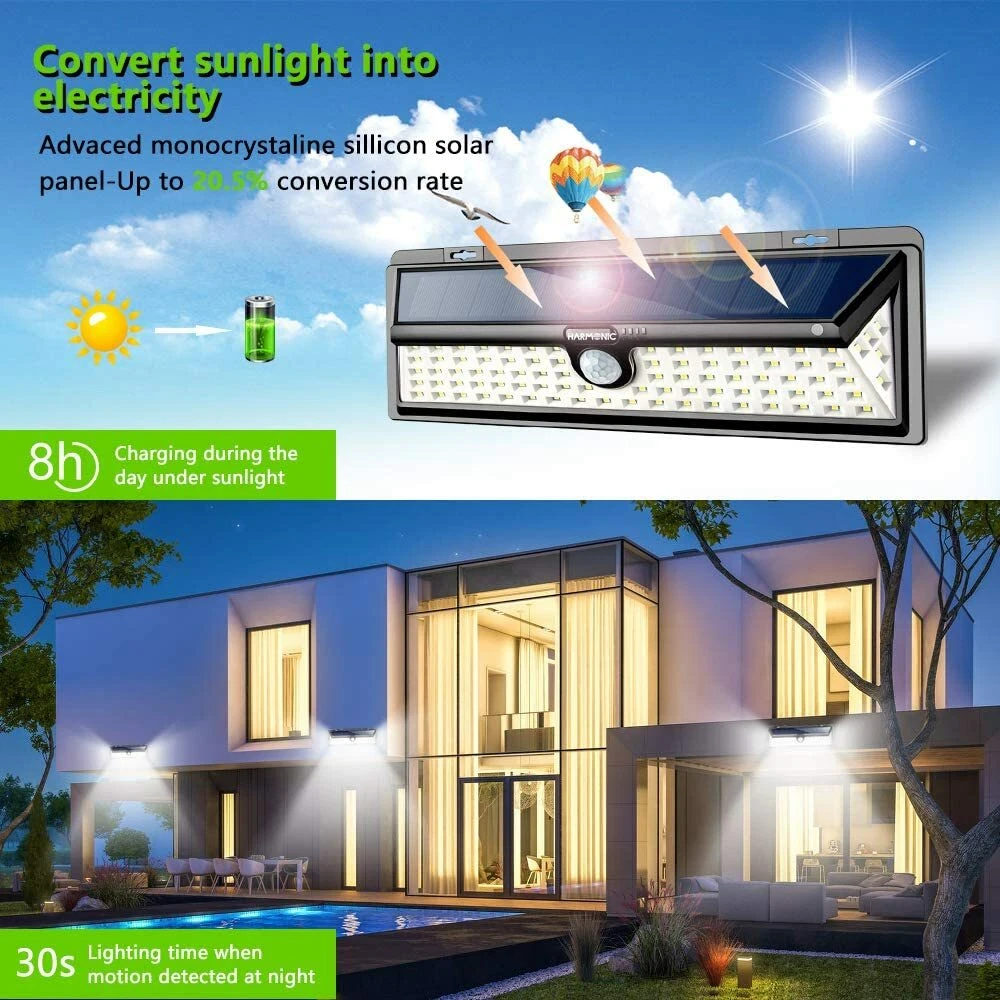 Harmonic led security lights clearance outdoor