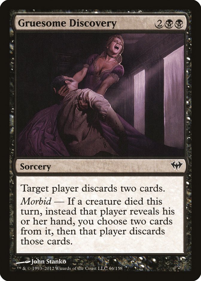 Gruesome Discovery [Dark Ascension] Magic MTG