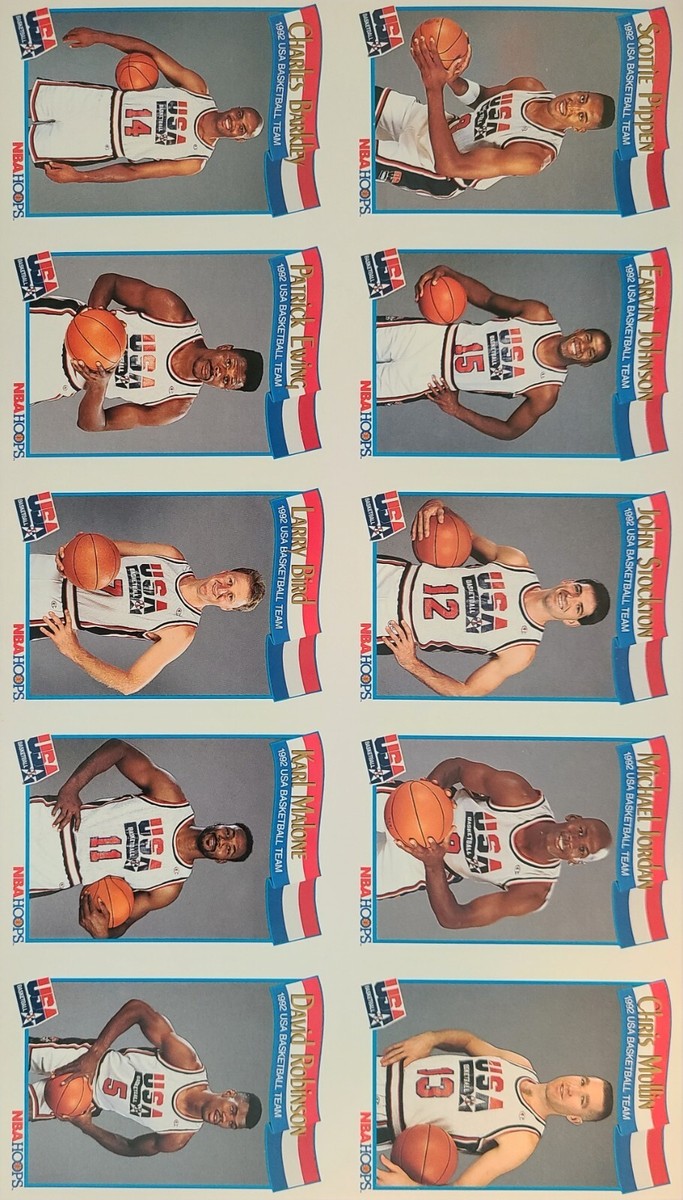 1992 Basketball Dream Team Uncut Cards | eBay