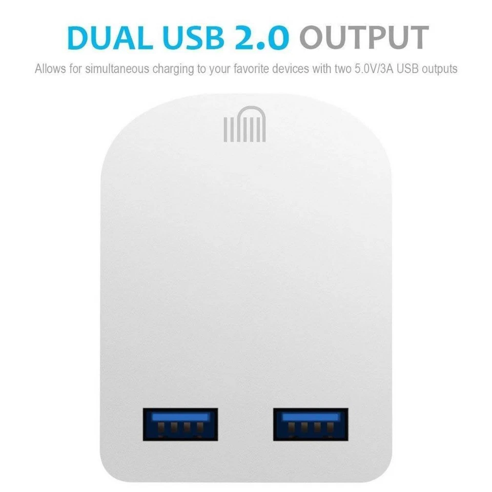 USB wall charger for iphone 12/X/8 7 7Plus 6 6S 5s for samsung 3100mAh Foldable  - Image 4 of 4